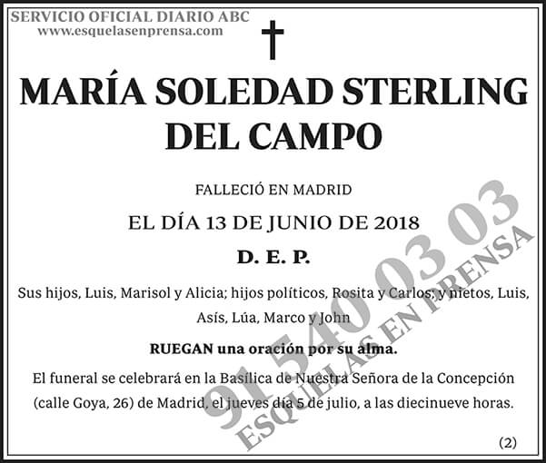 María Soledad Sterling del Campo
